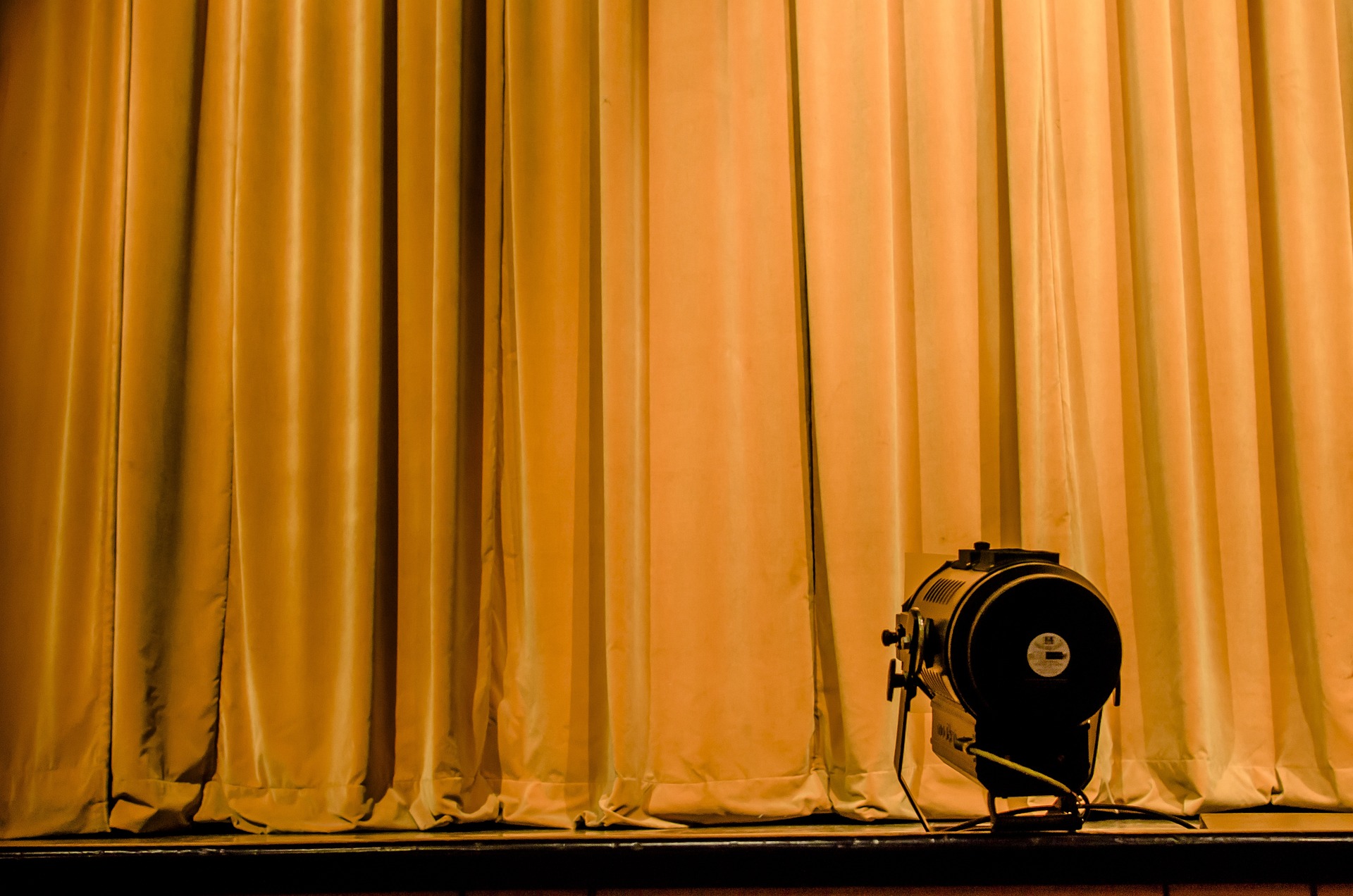 The curtain at the Wheeler Opera House